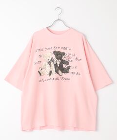 little sunny bite×PINK HOUSE  bear print tee