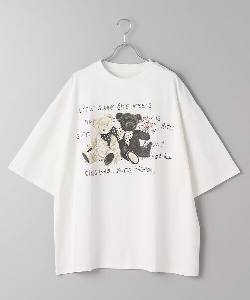 PINK HOUSE / ピンクハウス カットソー | little sunny bite×PINK HOUSE  bear print tee | 詳細3
