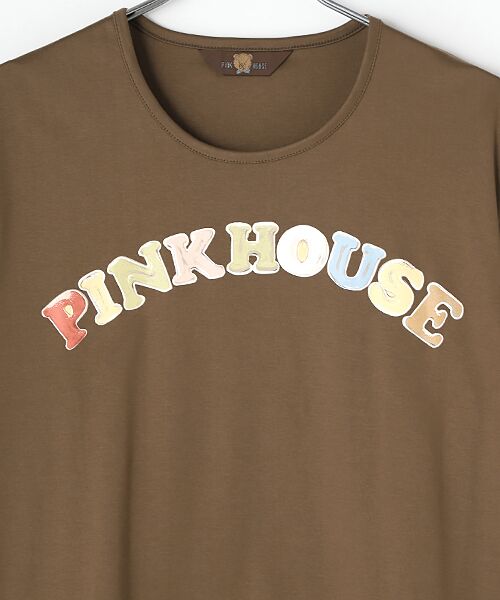 PINK HOUSE / ピンクハウス チュニック | カラフルロゴプリントチュニックカットソー | 詳細6