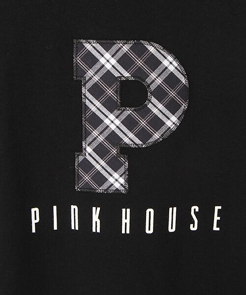 PINK HOUSE / ピンクハウス カットソー | Pロゴアップリケ付きカットソー | 詳細1