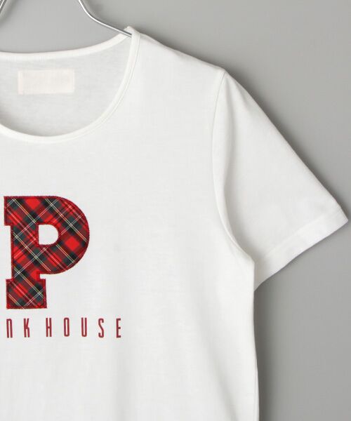 PINK HOUSE / ピンクハウス カットソー | Pロゴアップリケ付きカットソー | 詳細3