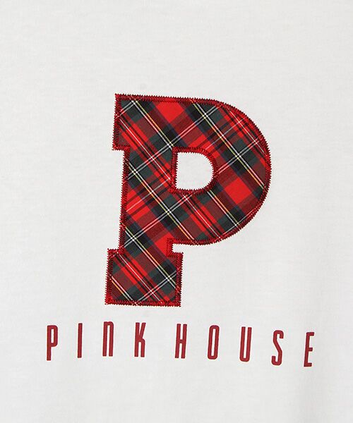 PINK HOUSE / ピンクハウス カットソー | Pロゴアップリケ付きカットソー | 詳細6