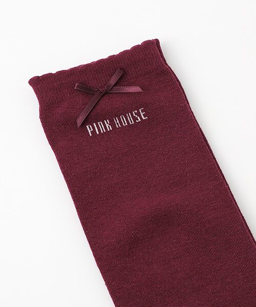 PINK HOUSE / ピンクハウス ソックス | ロゴハイソックス | 詳細2