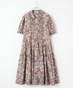 PINK HOUSE / ピンクハウス ロング・マキシ丈ワンピース | クリスマスローズプリントワンピース