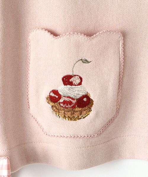 セール】 ○ピンクハウスパーラ―刺繍スウェットカーディガン