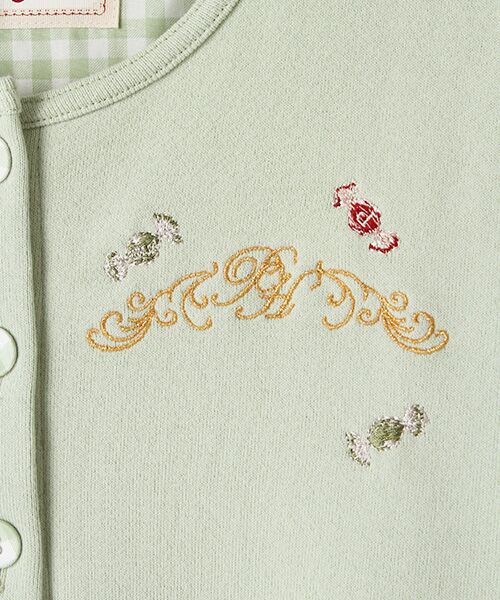 ピンクハウスパーラ―刺繍スウェットカーディガン （カーディガン