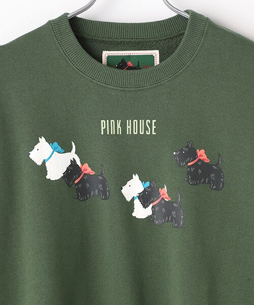 PINK HOUSE / ピンクハウス スウェット | スコッチテリアプリントレーナー | 詳細11
