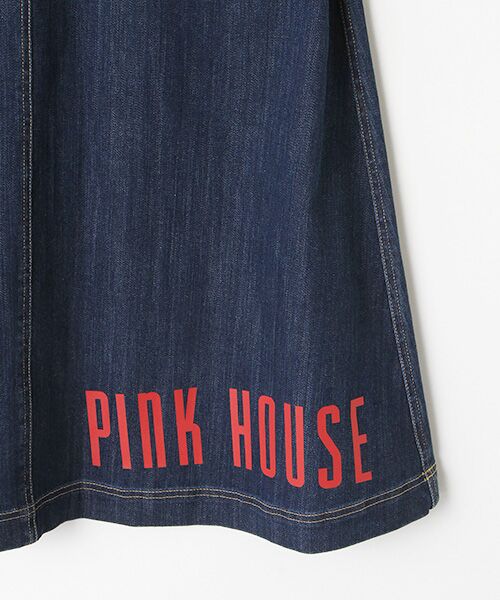 PINK HOUSE / ピンクハウス デニムスカート | ビッグロゴプリントデニムスカート | 詳細6