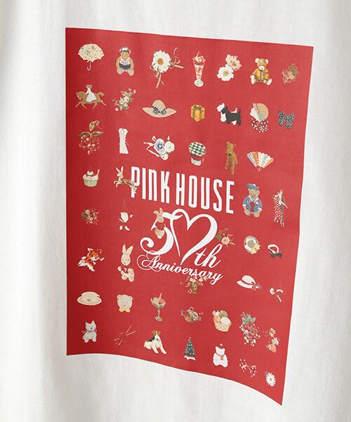 PINK HOUSE / ピンクハウス Tシャツ | 【OUTLET】プリントTシャツ | 詳細2