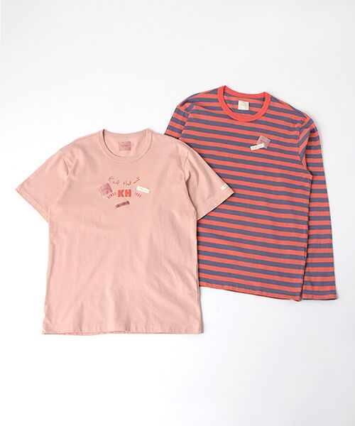 ピンクハウス 襟付きボーダーTシャツ Mサイズ