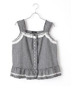 PINK HOUSE / ピンクハウス シャツ・ブラウス | ドビーギンガムキャミソールブラウス