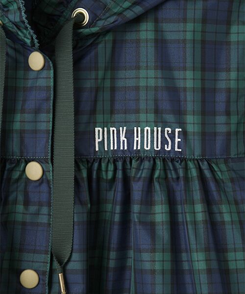 PINK HOUSE / ピンクハウス その他アウター | ●ロゴ＆ネーム使いレインコート | 詳細8