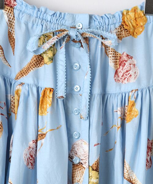 PINK HOUSE / ピンクハウス ロング・マキシ丈スカート | ●アイスクリームプリントスカート | 詳細7