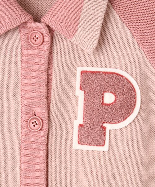 PINK HOUSE / ピンクハウス カーディガン・ボレロ | ●Pロゴワッペン付きポロカーディガン | 詳細6