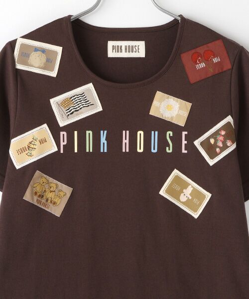 販促大王PINK HOUSE ピンクハウス　クマ　ワッペン　ワンポイント　カーディガン トップス