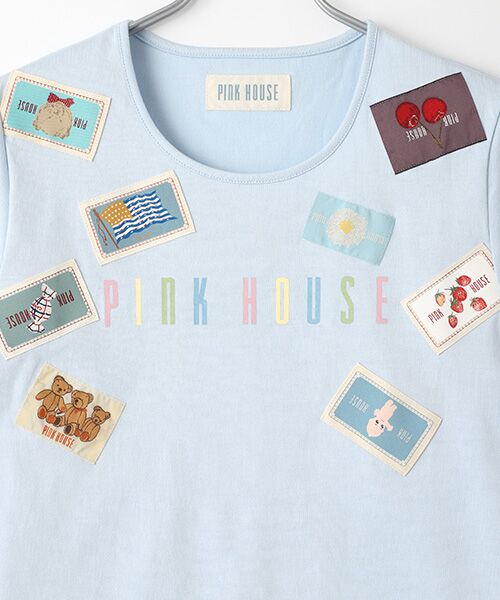 ネームワッペン使いカットソー (カットソー)|PINK HOUSE / ピンク