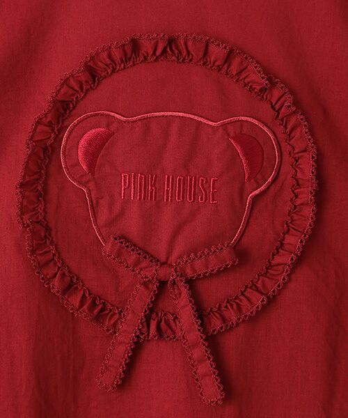 PINK HOUSE / ピンクハウス その他トップス | テディワッペン付きエプロンドレス | 詳細1