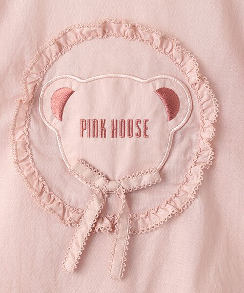 テディワッペン付きエプロンドレス （その他トップス）｜PINK HOUSE