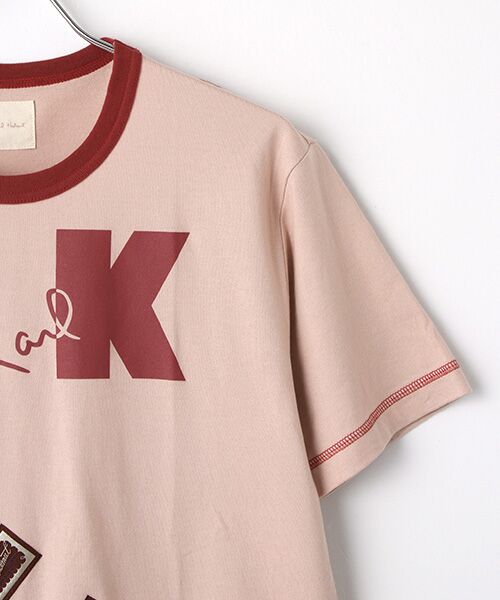 PINK HOUSE / ピンクハウス Tシャツ | ロゴ＆ネームワッペン使いTシャツ | 詳細5
