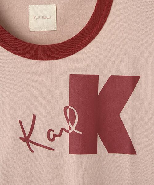 PINK HOUSE / ピンクハウス Tシャツ | ●ロゴ＆ネームワッペン使いTシャツ | 詳細8