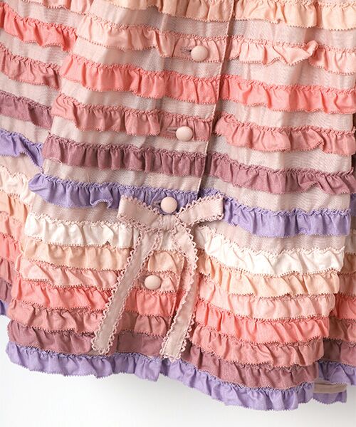 PINK HOUSE / ピンクハウス ロング・マキシ丈スカート | ●ミックスフリル使いスカート | 詳細2