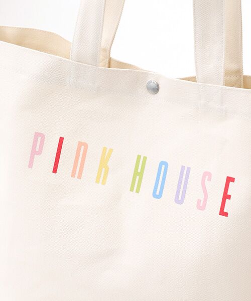 PINK HOUSE / ピンクハウス トートバッグ | カラフルロゴプリントトートバッグ | 詳細7