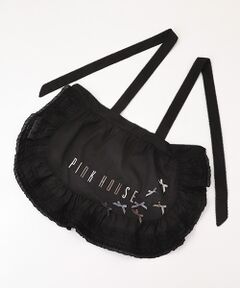 PINK HOUSE / ピンクハウス その他小物 | リボンいっぱいロゴ刺繍入りエプロン