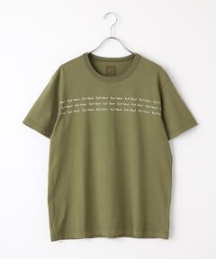 ロゴラインプリントＴシャツ