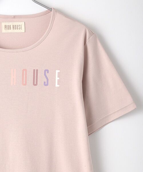PINK HOUSE / ピンクハウス カットソー | ●カラフルロゴプリントカットソー | 詳細3