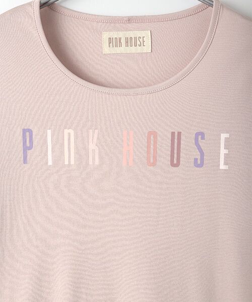 PINK HOUSE / ピンクハウス カットソー | カラフルロゴプリントカットソー | 詳細5