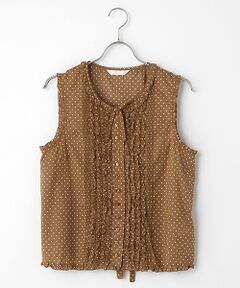 PINK HOUSE / ピンクハウス シャツ・ブラウス | 水玉プリントノースリーブブラウス