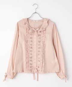 フリル使いローンブラウス