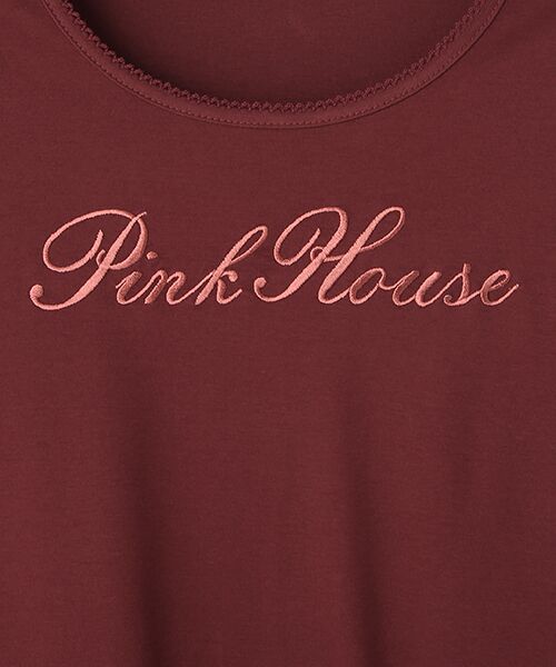 PINK HOUSE / ピンクハウス チュニック | 水玉プリント使いチュニックカットソー | 詳細1