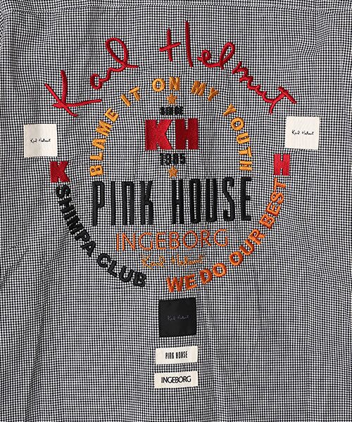 PINK HOUSE / ピンクハウス シャツ・ブラウス | サークルロゴ刺繍ギンガムチェックシャツブラウス | 詳細1
