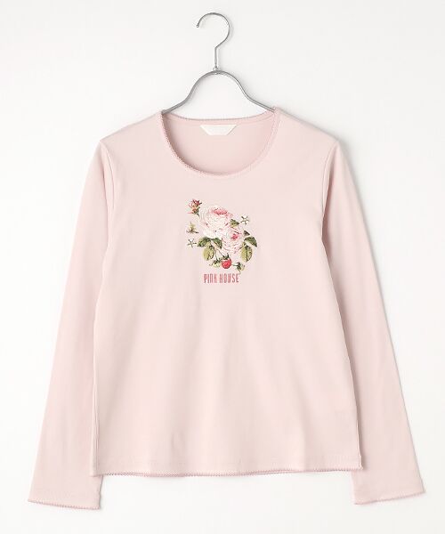 Berry Rose刺繍カットソー （カットソー）｜PINK HOUSE / ピンクハウス