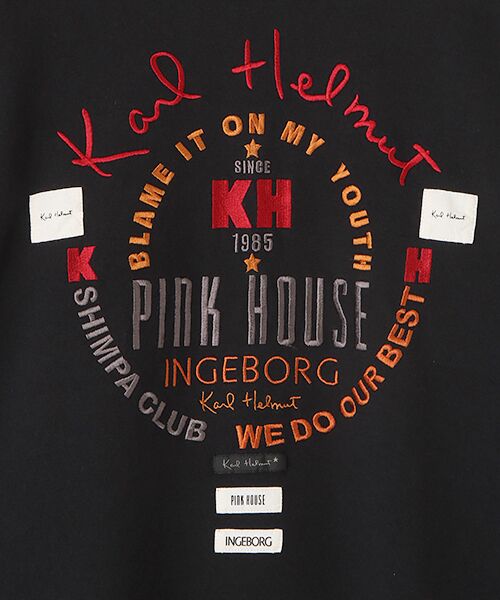 サークルロゴ刺繍トレーナー （スウェット）｜PINK HOUSE / ピンク
