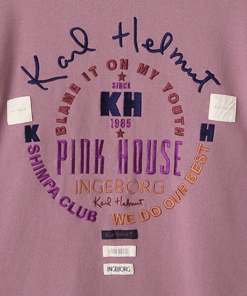 サークルロゴ刺繍トレーナー （スウェット）｜PINK HOUSE / ピンク