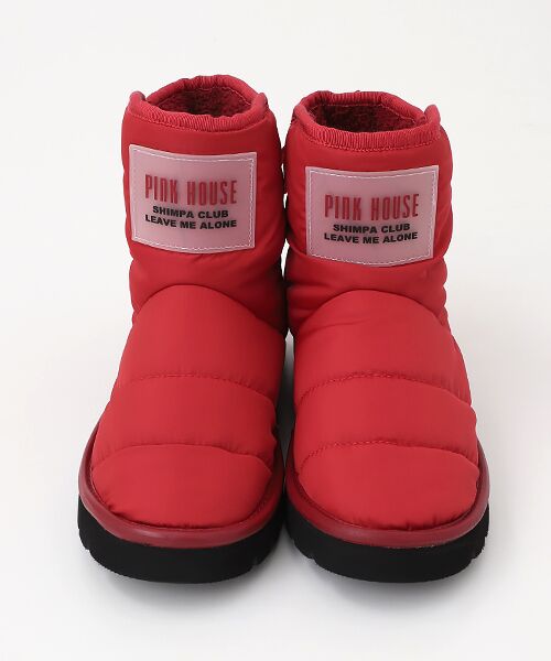 PINK HOUSE / ピンクハウス ブーツ（ショート丈） | ラバーネーム付き中綿ブーツ | 詳細1