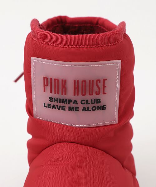 PINK HOUSE / ピンクハウス ブーツ（ショート丈） | ラバーネーム付き中綿ブーツ | 詳細7