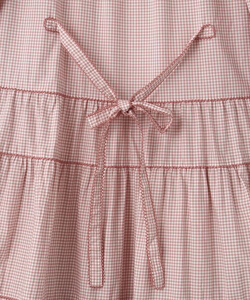 gingham hood dress （ロング・マキシ丈ワンピース）｜PINK HOUSE