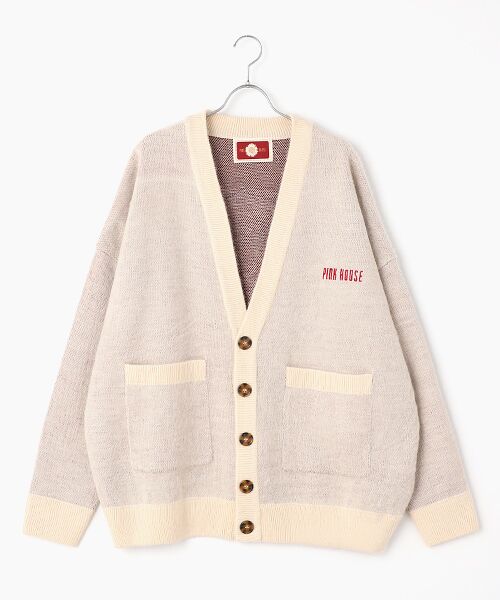 little sunny bite×PINK HOUSE cat knit cardigan （カーディガン