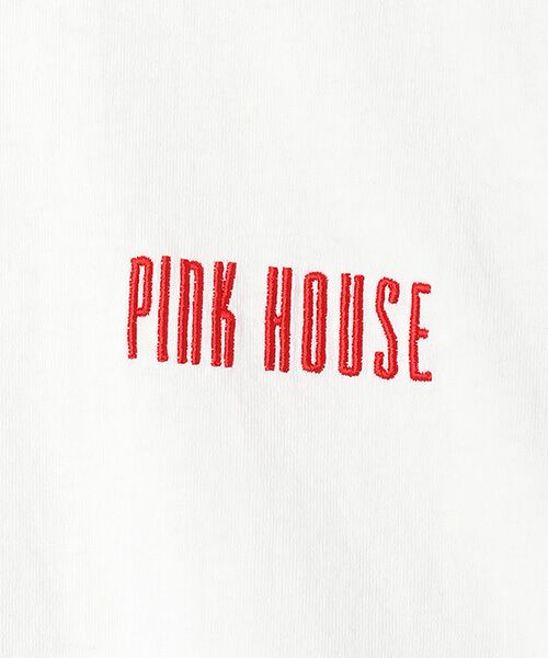 little sunny bite×PINK HOUSE frill collar long tee （カットソー