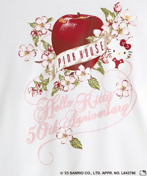 PINK HOUSE / ピンクハウス カットソー | PINK HOUSE×HELLO KITTY One Point Graphic Long Sleeve T-shirt | 詳細1