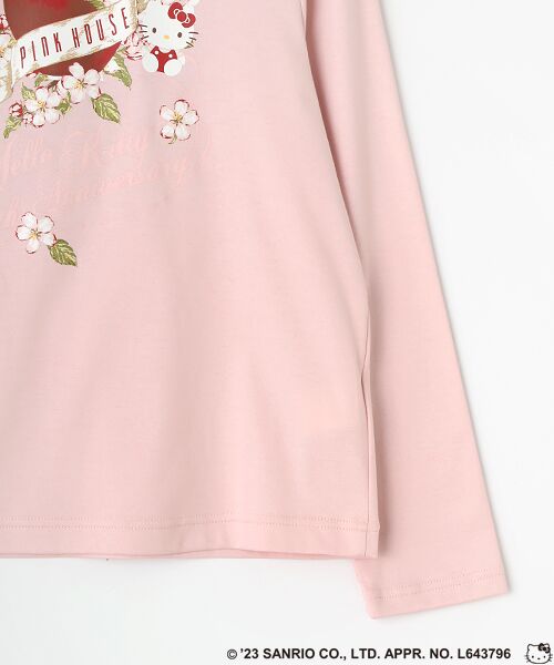 PINK HOUSE / ピンクハウス カットソー | PINK HOUSE×HELLO KITTY One Point Graphic Long Sleeve T-shirt | 詳細4