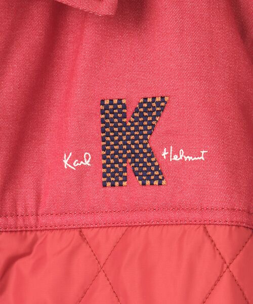 ロゴ刺繍入りキルティングブルゾン （ブルゾン）｜PINK HOUSE / ピンク 