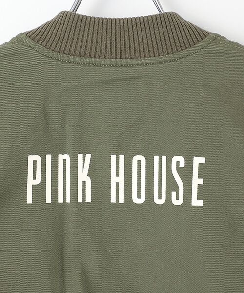 バッグロゴプリント入りブルゾン （ブルゾン）｜PINK HOUSE / ピンク 