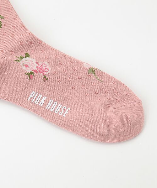 PINK HOUSE / ピンクハウス ソックス | ブロッサムローズ柄ソックス | 詳細2