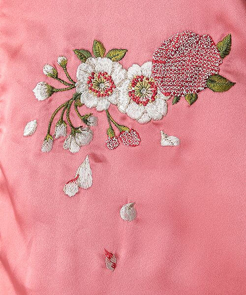 祇園 桃うさ刺繍ブルゾン