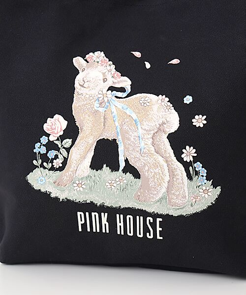 PINK HOUSE / ピンクハウス トートバッグ | ひつじプリントバッグ | 詳細8