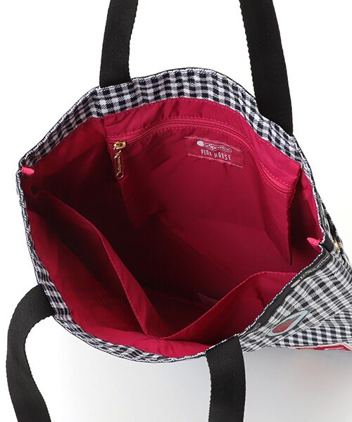 PINK HOUSE / ピンクハウス トートバッグ | 【 LeSportsac × PINK HOUSE 】LARGE EMERALD TOTE PH Gingham Check Rabbits | 詳細2
